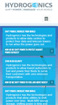 Mobile Screenshot of hydrogenics.com